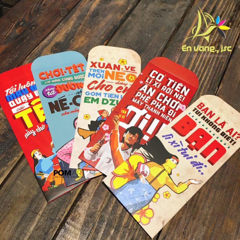 , In bao lì xì giá rẻ 2021 Tại Đông Anh, Mê Linh, Sóc Sơn, Nam Từ Liêm, Xuân La, Tây Hồ, Hoàng Hoa Thám,  Hà Nội, miễn phí thiết kế, Xưởng in én vàng | Tư vấn thiết kế in offset miễn phí