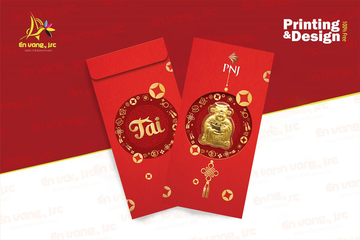 , In bao lì xì giá rẻ 2021 Tại Đông Anh, Mê Linh, Sóc Sơn, Nam Từ Liêm, Xuân La, Tây Hồ, Hoàng Hoa Thám,  Hà Nội, miễn phí thiết kế, Xưởng in én vàng | Tư vấn thiết kế in offset miễn phí