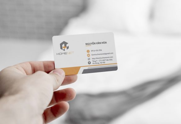 in card visit giấy mỹ thuật