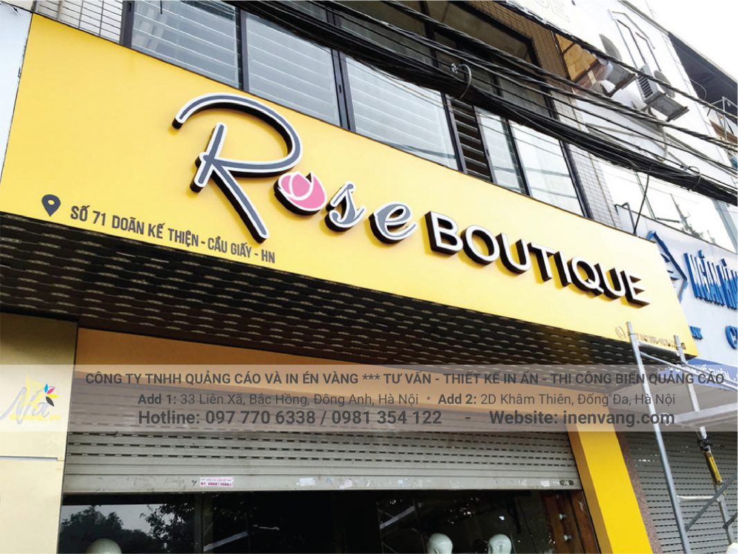 Bien bang alu - bat cong trinh tại hồ tây