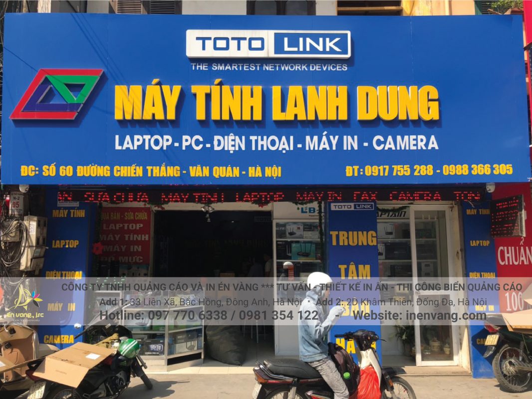 Bien bang alu - in bạt sự kiện tại đông anh