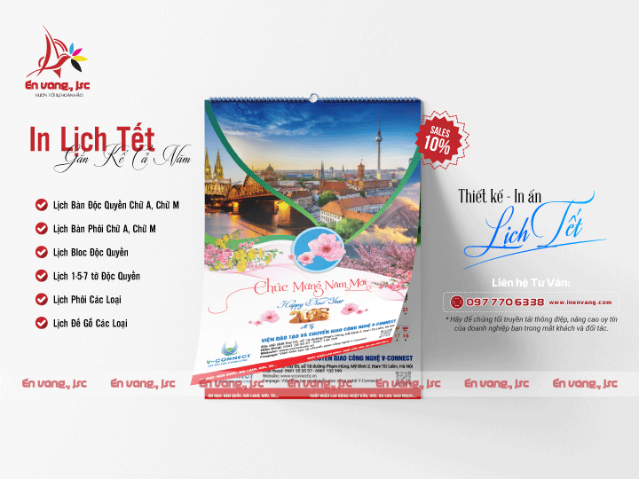in lịch theo yêu cầu