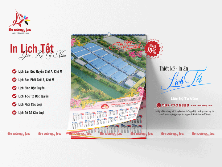 in lịch tết