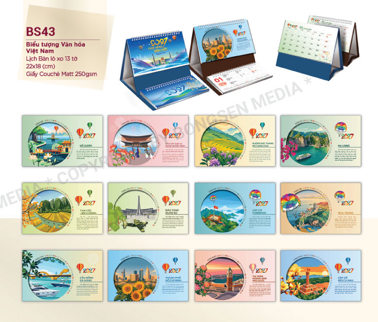 Lịch-Để-Bàn-BS43-Biểu-Tượng-Văn-Hóa-Việt-Nam